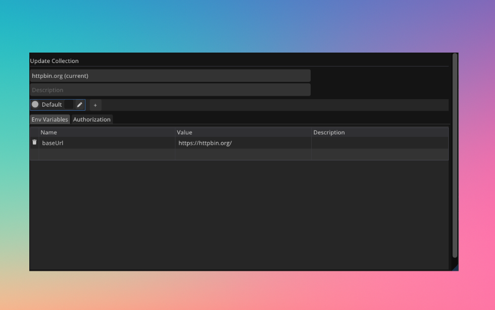 Collection_Environment_variables